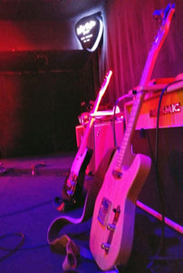Safe-T-Stand Guitar Stands in Use At Legendary Champagne's Lounge in Las Vegas, Nevada